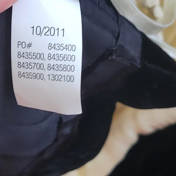 Juicy Couture Tuxedo Strapless Pleated Silk Velvet Dress y2k size 6 - Picture 9 of 9